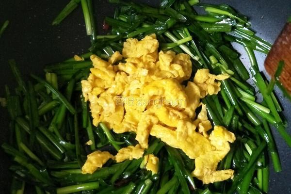 韭菜炒鸡蛋的做法图解12