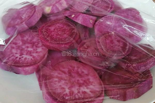 蜜汁紫薯球的做法图解1