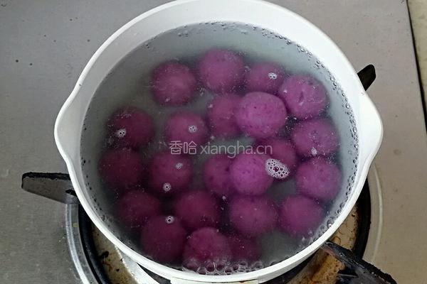 蜜汁紫薯球的做法图解7