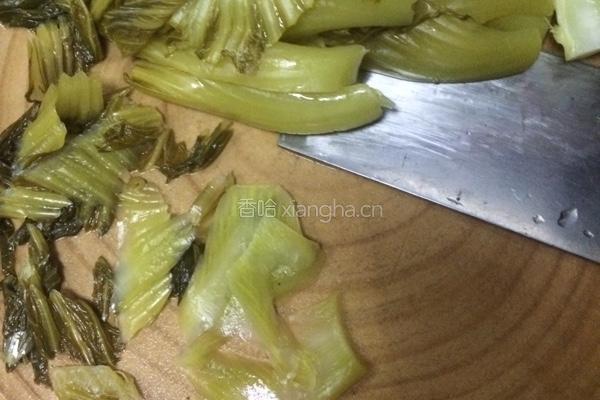 酸菜炒大肠的做法图解8