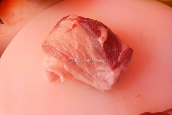 荷粉小炒肉的做法图解2