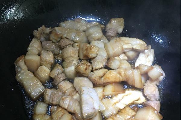 香菇红烧肉的做法图解4
