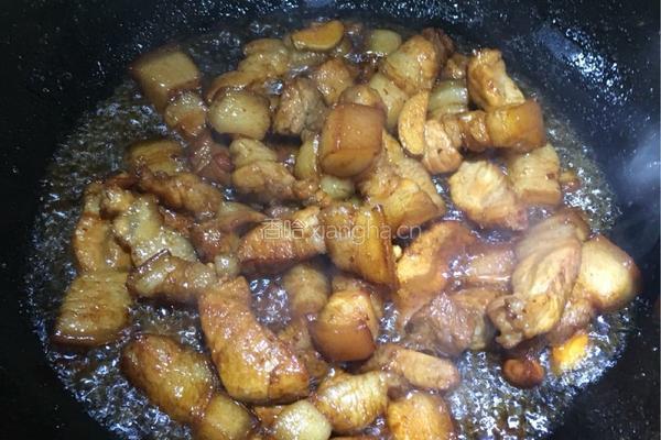 香菇红烧肉的做法图解6
