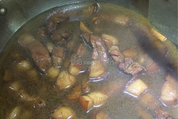香菇红烧肉的做法图解7