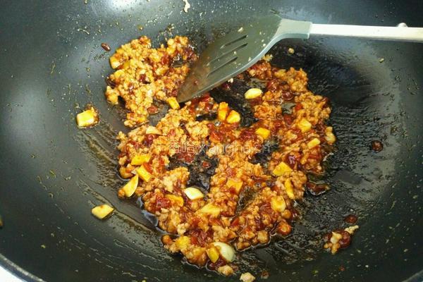 肉末豇豆的做法图解8
