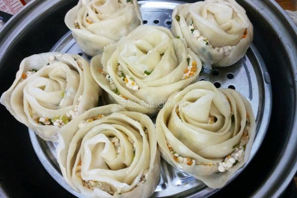 玫瑰花饺的做法图解10