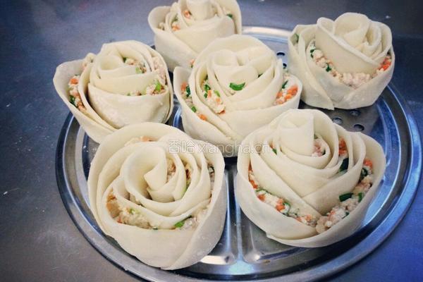 玫瑰花饺的做法图解9