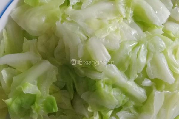 爽拌卷心菜的做法图解2