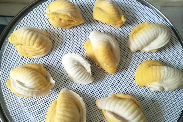双色贝壳花卷的做法图解17
