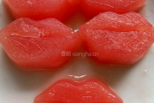 西瓜冰唇的做法图解5