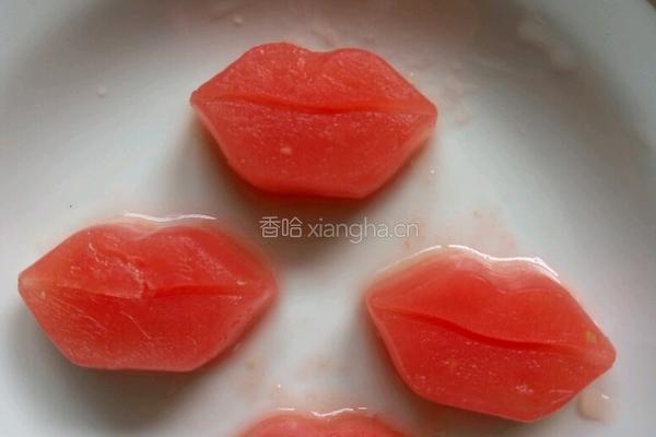西瓜冰唇的做法图解6