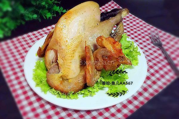电饭锅版盐焗鸡的做法图解9