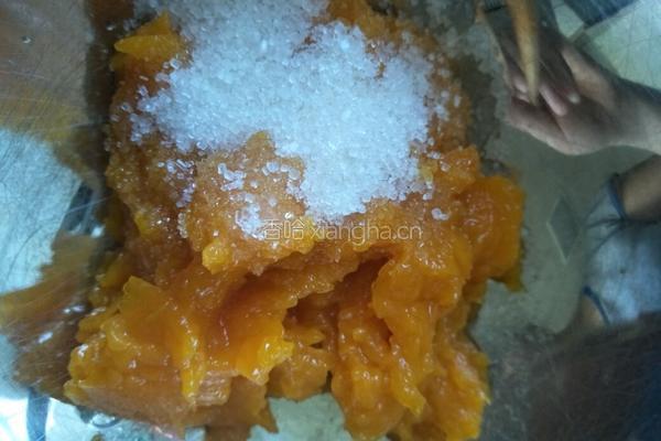 芝香南瓜丸子的做法图解3