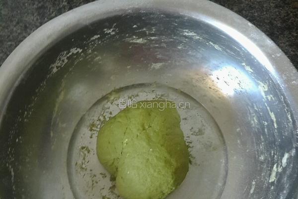 南瓜抹茶馒头的做法图解2