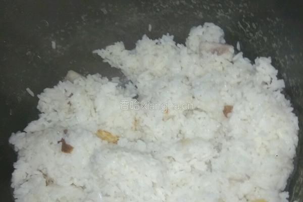 香芋萝卜干焖饭的做法图解6