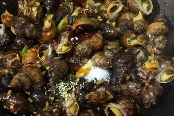 辣炒香螺的做法图解4