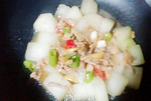 肉丝冬瓜的做法图解9