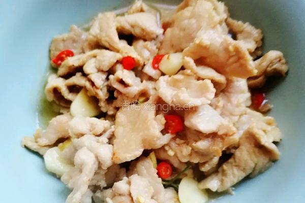 干煸豇豆炒肉片的做法图解4