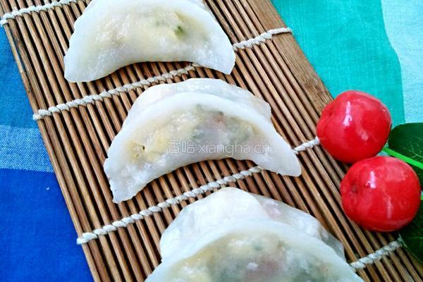 水晶蒸饺的做法图解1