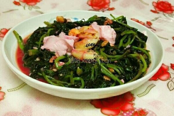 金沙苋菜的做法图解7