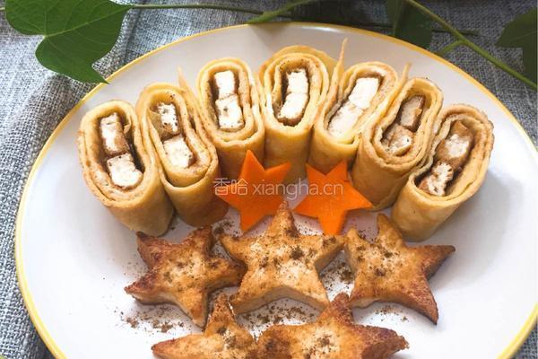 鸡蛋豆腐卷的做法图解11