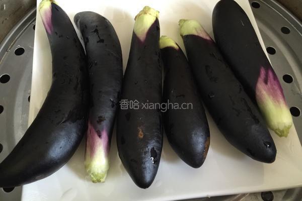 凉拌茄子的做法图解3