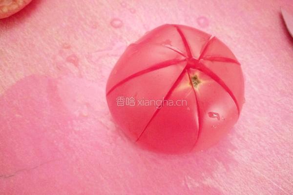 荷花番茄的做法图解4