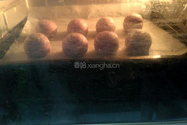 紫薯蛋黄酥的做法图解16