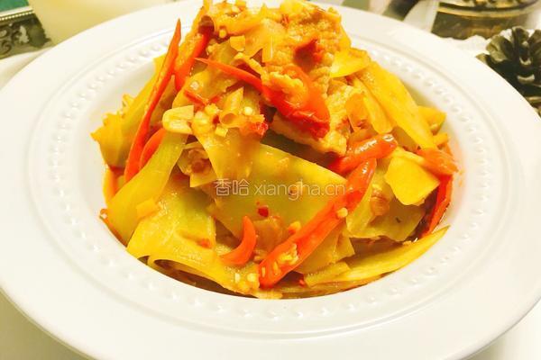 莴笋炒肉片的做法图解8