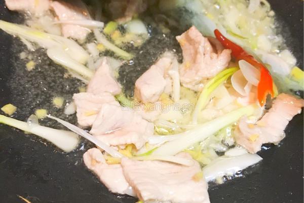 莴笋炒肉片的做法图解4
