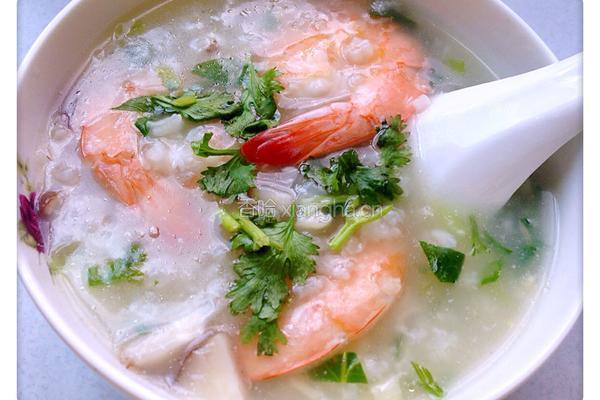 蔬菜海鲜粥的做法图解5