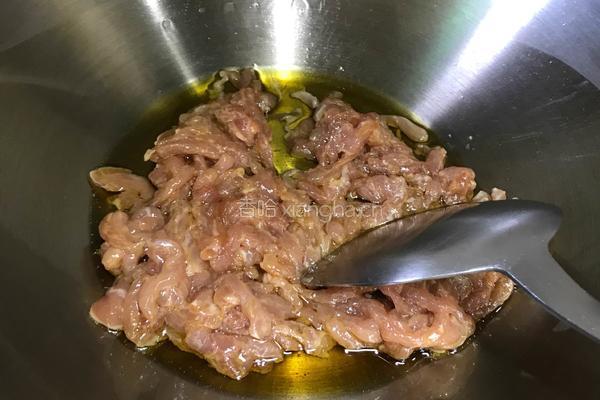 仔姜肉丝的做法图解5