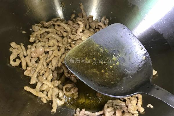 仔姜肉丝的做法图解6