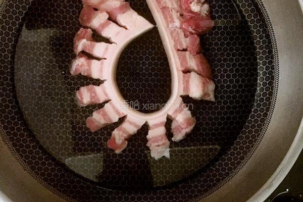 太阳花红烧肉的做法图解3