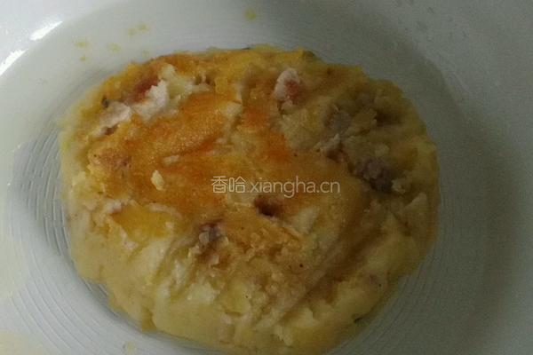 芝士烤肉土豆饼的做法图解6