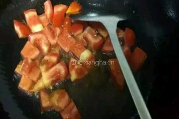 西红柿炒土豆的做法图解4