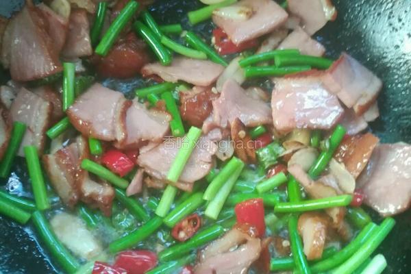 蒜苗炒鸭胸的做法图解10