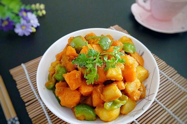 南瓜炖土豆的做法图解9