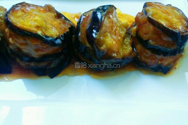 茄子肉肉饼的做法图解8