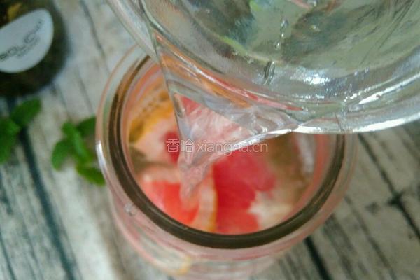 85℃的霸王葡萄柚(西柚绿茶饮)的做法图解12