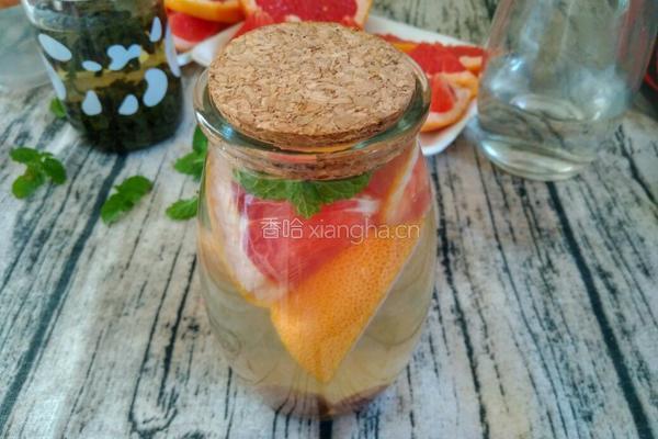 85℃的霸王葡萄柚(西柚绿茶饮)的做法图解14