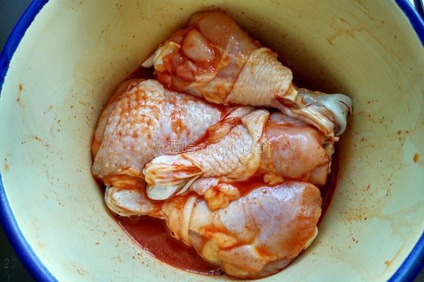 蜜汁烤鸡腿的做法图解3