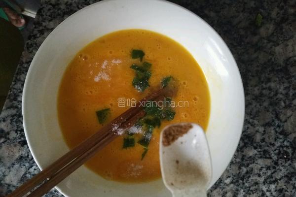苦瓜煎蛋的做法图解4
