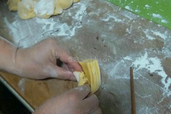 南瓜花卷的做法图解10