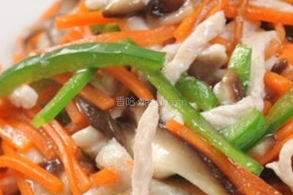 肉炒三丝的做法图解8