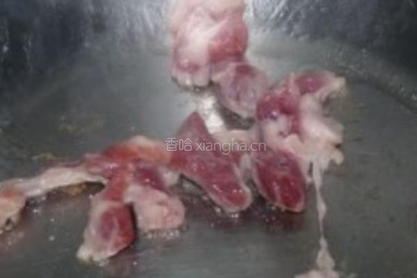 肉炒三丝的做法图解3