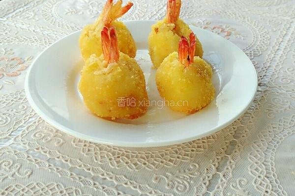 鲜虾土豆丸的做法图解17