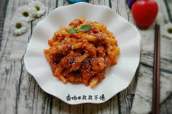 糖醋土豆里脊卷