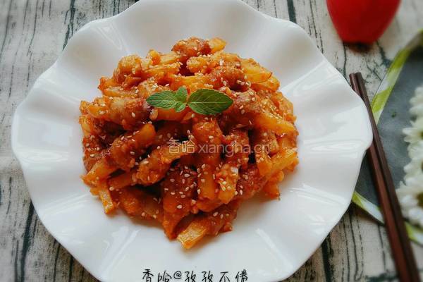 糖醋土豆里脊卷的做法图解16