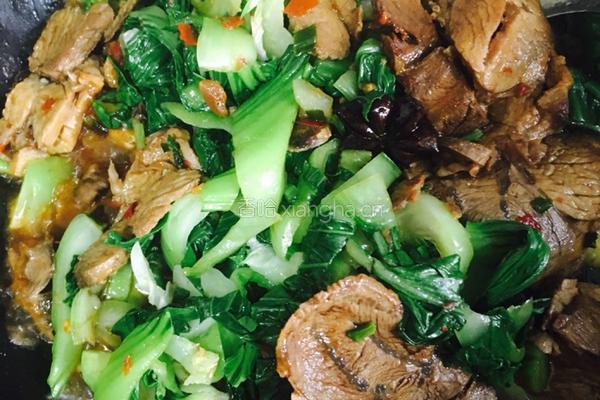牛肉烧青菜的做法图解11